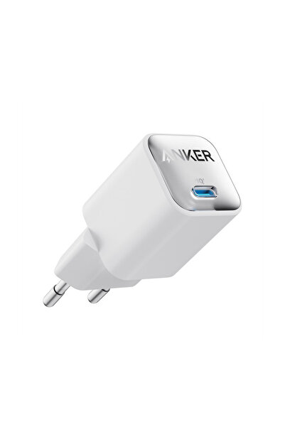 Anker 511 Nano 3 30W Încărcător de perete USB-C GaN, Alb