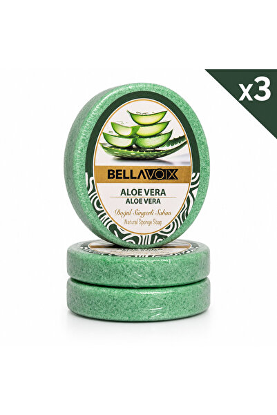 BELLAVOIX Săpun cu burete Aloe Vera X 3buc