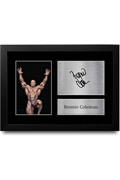 HWC Trading FR A4 Ronnie Coleman Mr Olympia Gifts Printed Signed Autograph Pi...