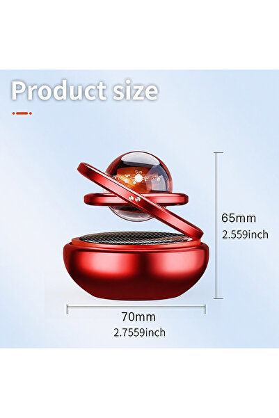 Kwak's Solar Powered Car Air Freshener Car Interior Air Purifier Car Decorati...