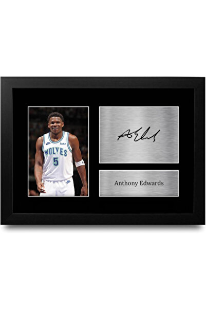 HWC Trading FR A4 Anthony Edwards Minnesota Timberwolves Basketball Gifts Pri...