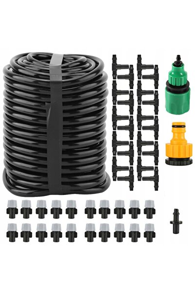 OEM Set Perdea De Apa Cu Ceata 30M, Furtun De 30M, Conector Compatibil Cu Fur...