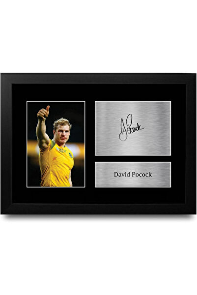 HWC Trading David Pocock Australia Gifts Printed Signed Autograph Picture for...