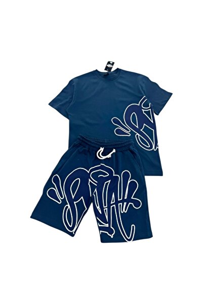 m.baba Yazılı Baskılı T-shirt 3 D Baskılı Tişört Ve Şortlu Takım