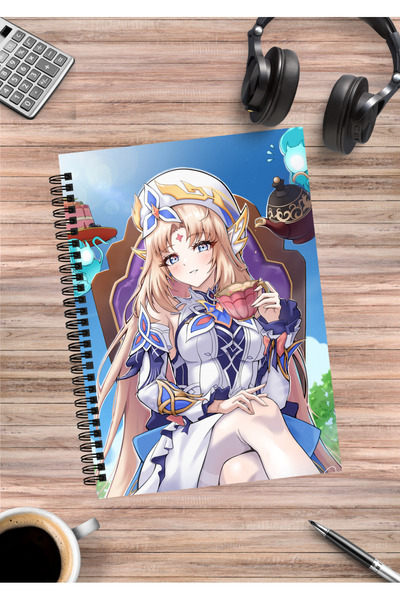 mertfigur Caiet spiralat Genshin Impact Anime A5 (50 de coli)