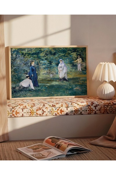 Pegziz Édouard Manet Slika igre kroket | Uramljen impresionistički poster sa ...