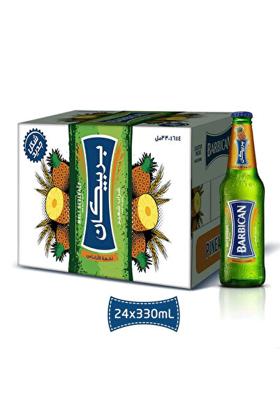 BARBİCAN Non Alcoholic Malt Beverage Pineapple 330 ml x 24