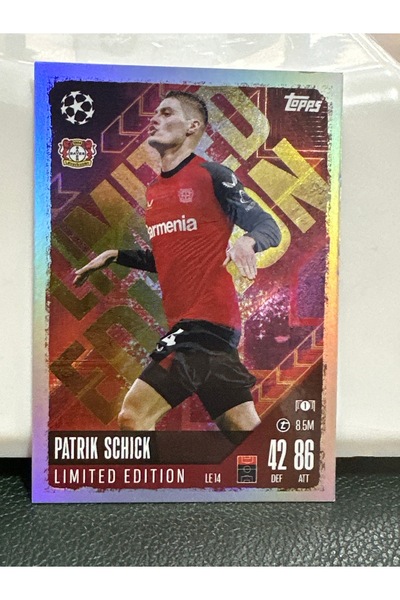 Match Attax باتريك شيك إصدار محدود من توبس