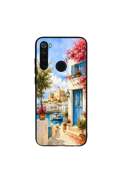 Sonique Θήκη Greek Island Muse Series για Xiaomi Redmi Note 8T Ροδίτικο Λιμάνι