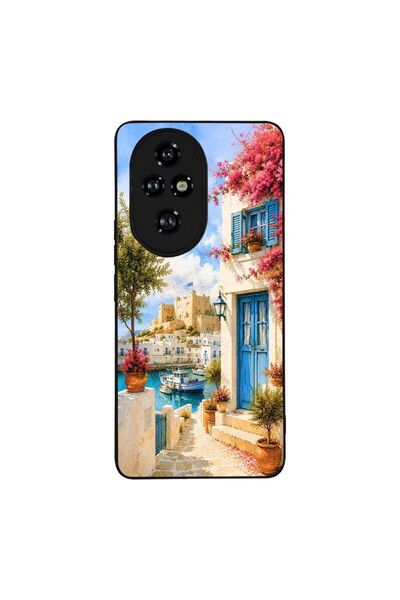 Sonique Θήκη Greek Island Muse Series για Honor 200 Pro 5G Ροδίτικο Λιμάνι
