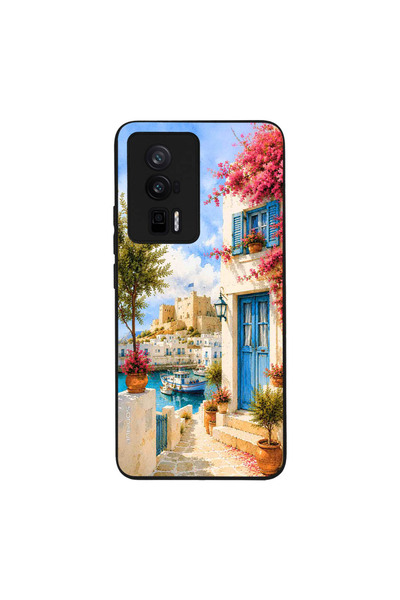 Sonique Θήκη Greek Island Muse Series για Xiaomi Poco F5 Pro 5G Ροδίτικο Λιμάνι