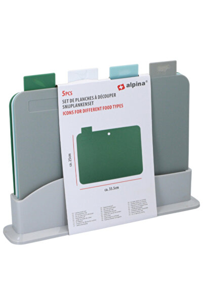 Alpina 5-Piece Cutting Board Set 33.5 x 25cm