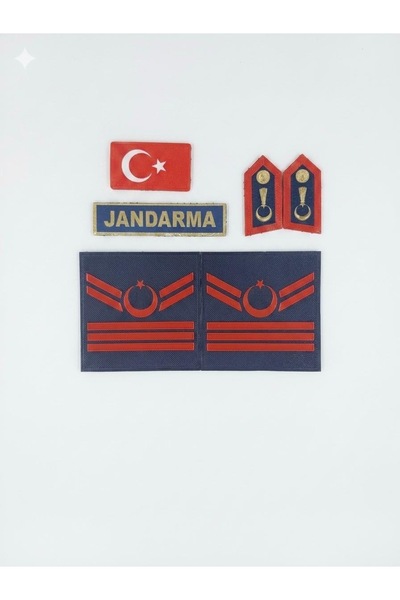 EJDER3200 ASAYİŞ 3 KADEME BAYRAK SPOLET JANDARMA YAZI 4 LÜ SET