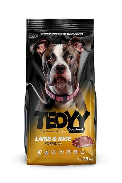TEDYY Kuzu Etli Yetişkin Köpek Maması 15 Kg