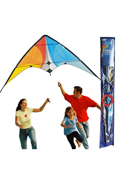 Mardil Zmeu acrobatic Vultur cu 2 linii 160x80 cm Multicolor, Pentru începători