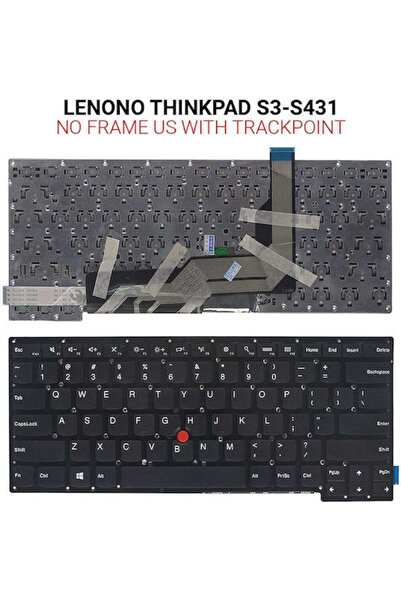 OEM Πληκτρολόγιο φορητού υπολογιστή για Lenovo χωρίς πλαίσιο και αγγλική (US)...