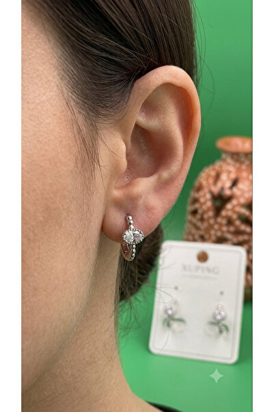 charmove ile kendinizi şımartın Xuping Silver Color Minimal Zircon Stone Stee...