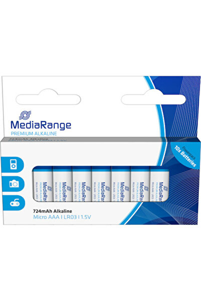 MediaRange 10 τεμάχια Αλκαλικές Μπαταρίες AAA Premium 1.5V Κωδικός: MRBAT102
