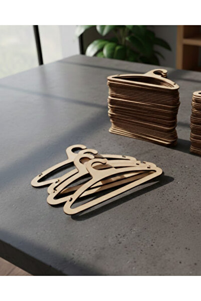 ih ihra Baby Clothes Hangers - Set of 10 Natural Wooden Baby Wardrobe Organiz...