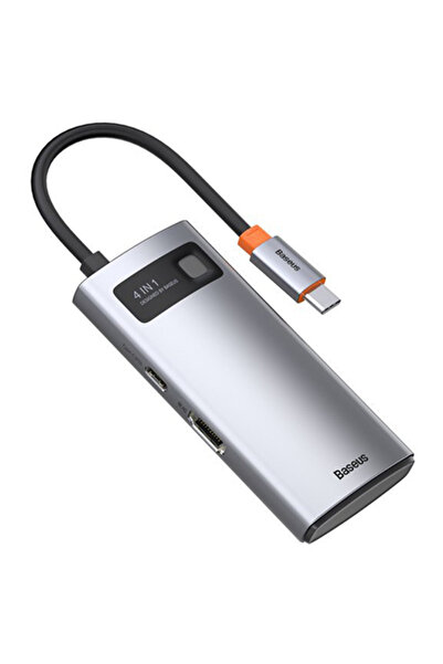 Baseus Hub USB-C 4-în-1 cu HDMI, USB 3.0, USB 2.0 și PD 100W
