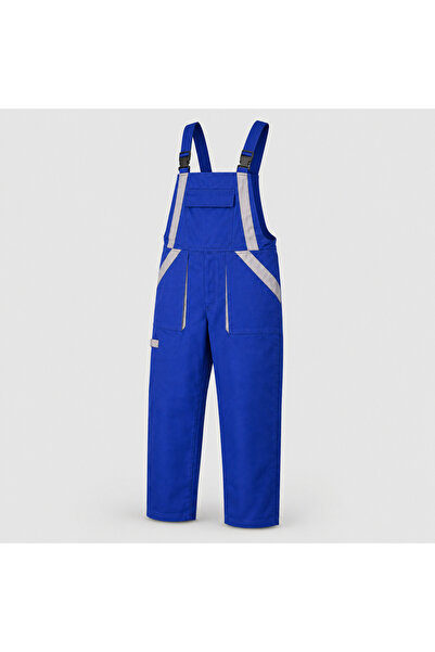 CWorkWear Salopetă de lucru cu pieptar, albastru cu gri