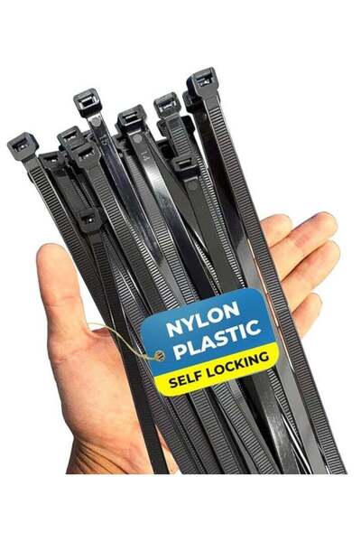 Duravel Nylon Zip Ties - Self Locking, Heavy Duty Cable Ties - Pack of 100 (B...