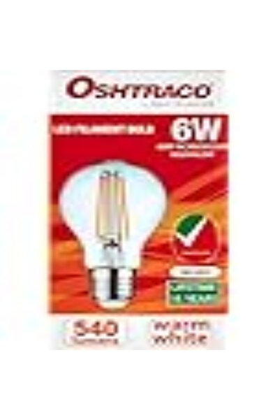 Oshtraco 6WATT FILAMENT BULB E27 2700K(OLED-FM-6WEW