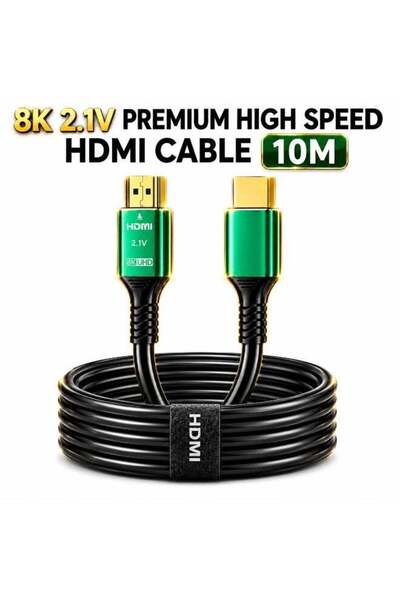 Gamix كابل HDMI 2.1V فائق الدقة 8K بطول 10 متر - سرعة عالية 48 جيجابت في الثا...