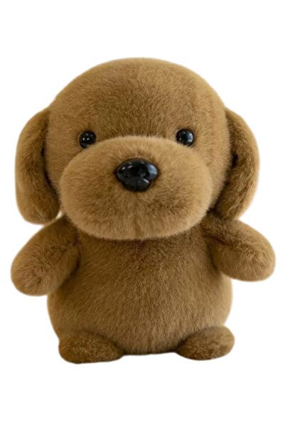 SELAY TOYS كلب بني من القطيفة 23 سم 4503
