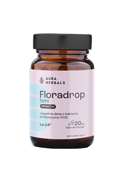 Aura Herbals Floradrop Femi Probiotyk - 20 Capsule