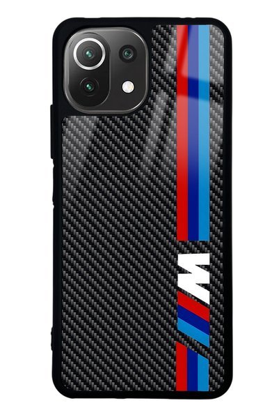 Spoyi حافظة هاتف Xiaomi Mi 11 Lite بتصميم كربون M لامعة