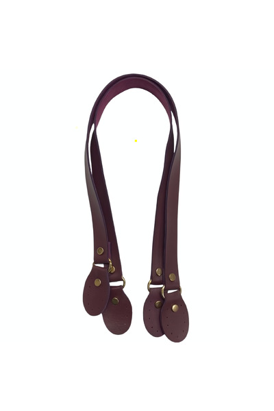 EleganTShoP Dikmeli Suni Deri Çanta Sapı VX3