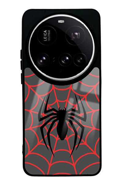 Spoyi Xiaomi 15 Ultra Spider Tasarımlı Glossy Telefon Kılıfı