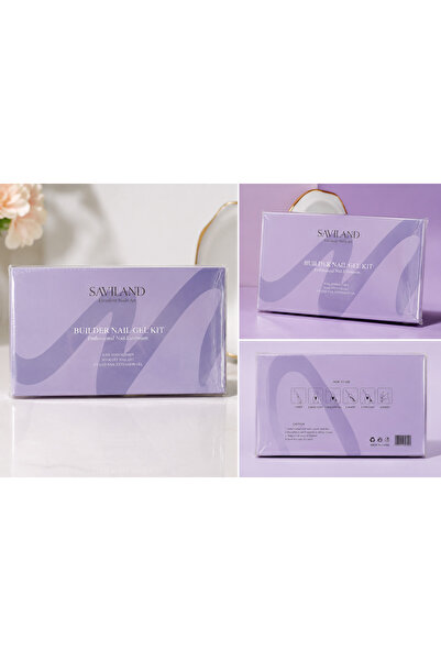 Saviland Builder Nail Gel Kit – Professional UV/LED Nail Extension Gel Set fo...