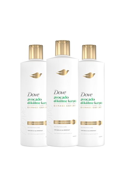 Dove Saç Bakım Kremi Avocado Dökülme Karşıtı 350 ml x3