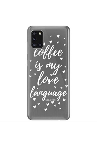 Other Samsung A31 Coffe is my love language Transparent Silicone TPU Θήκη
