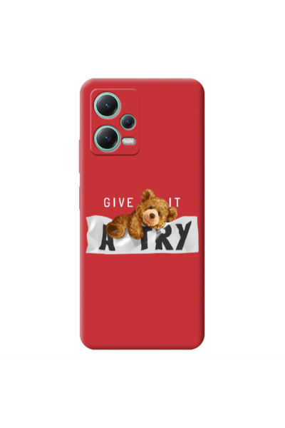 Other Xiaomi Redmi Note 12 Pro 5G Give me Red Colored Silicone TPU Θήκη