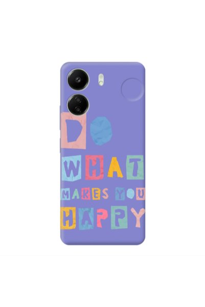 Other Xiaomi Redmi 13C Do What Makes Purple Colored Silicone TPU Θήκη