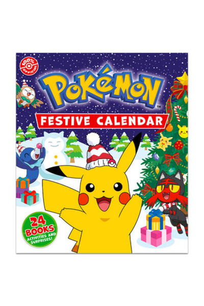 pçs Pokemon Festive Calendar: 24 Book Collection, 3 Days - Farshore Publishing