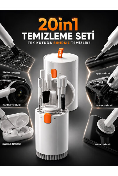 MEDIACOM 20in1 Çok Fonksiyonlu Elektronik Temizleme Seti Laptop Klavye Telefo...