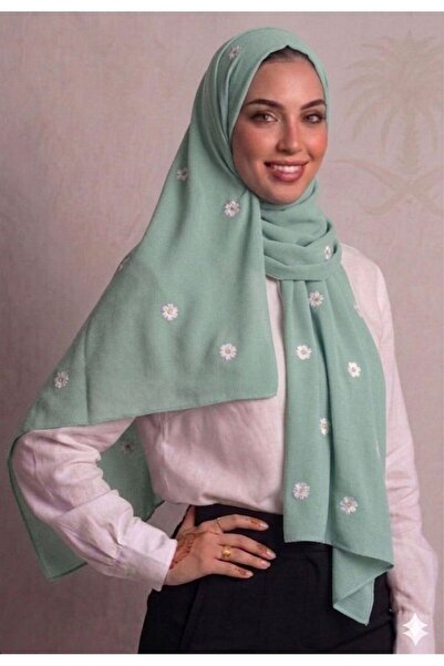 Veil Designer طرحة بوال الاخضر المريميي طبقيتن أناقة هادئة تناسب كل إطلالة. ب...
