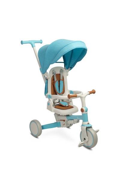 TOYZ Tricicleta evolutiva Faro, 3 in 1, cu scaun si roti rotative, 18 luni-6 ...