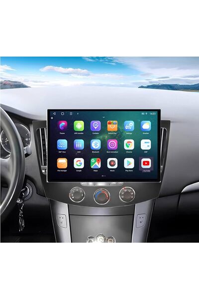 Carplayer شاشة أندرويد سوناتا 13 بوصة موديل 2009-2010 مع دعم أبل كار بلاي وأن...