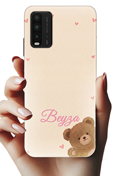 Noprin Xiaomi Redmi 9T Kılıf - İsimli Yazılı Kişiye Özel Kişileştirelebilir K...