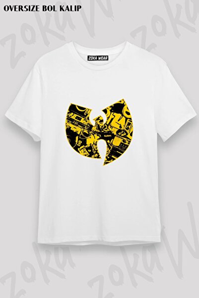 ZOKAWEAR Unisex Loose Fit Wu Tang Clan V21 Printed T-Shirt