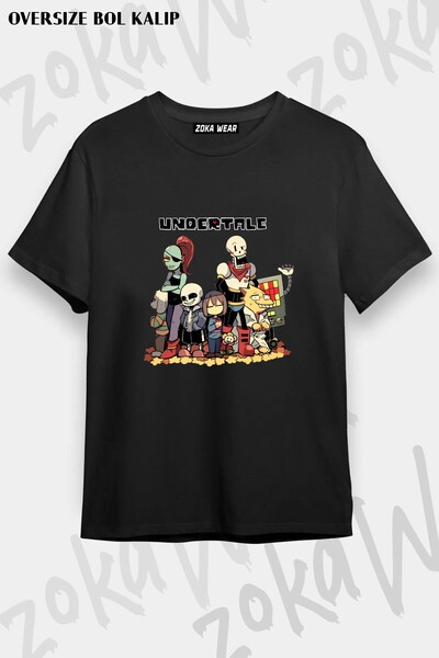 ZOKAWEAR Μπλουζάκι Unisex Loose Fit Undertale Sans v5 με στάμπα