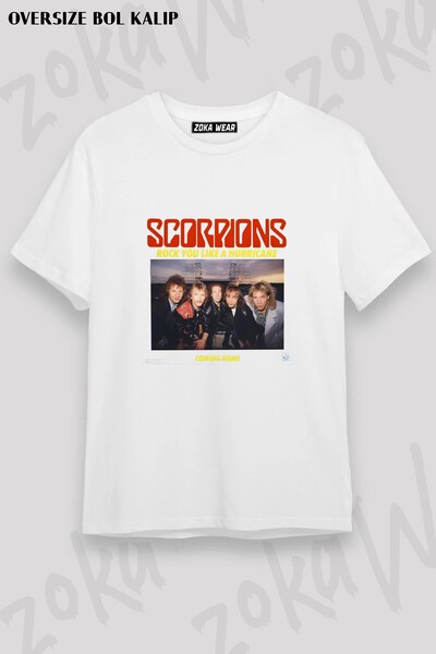 ZOKAWEAR Unisex široka majica sa printom Scorpions v4