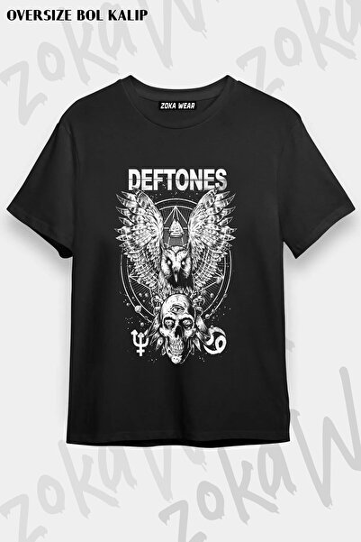 ZOKAWEAR Μπλουζάκι Unisex Loose Fit Deftones v1 με στάμπα