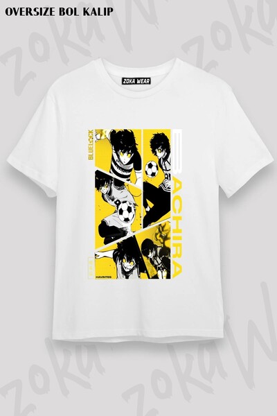 ZOKAWEAR Unisex Loose Fit Bachira Meguru V5 Printed T-Shirt