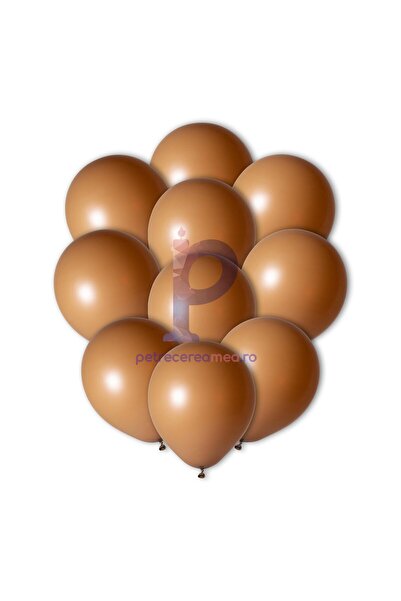 MP Mirific Party Set de baloane din latex, maro, 25 cm